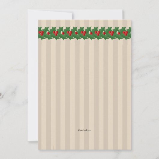 Uitnodiging kerstmis (Achterkant)