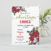 Uitnodiging kerstmis (Staand voorkant)