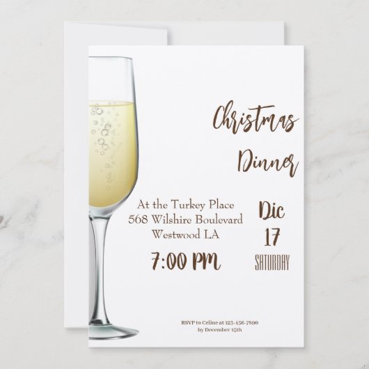 Uitnodiging kerstmis (Voorkant)