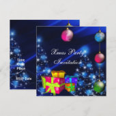 Uitnodiging Kerstmis Kerstfeest Boxes (Voorkant / Achterkant)