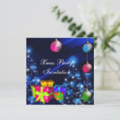 Uitnodiging Kerstmis Kerstfeest Boxes (Staand voorkant)