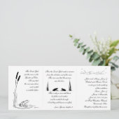 Uitnodiging kikkerbruiloft - Religie (Staand voorkant)