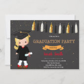 Uitnodiging kinder afstuderen voor de kleuterschoo (Voorkant)