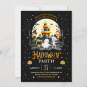 Uitnodiging Kinder Halloween Costume Party (Voorkant)