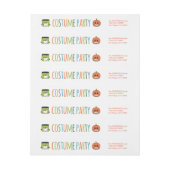 Uitnodiging Kinder Halloween Costume Party (Vel)