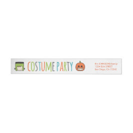 Uitnodiging Kinder Halloween Costume Party