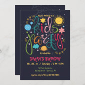 Uitnodiging Kinder partij (Voorkant / Achterkant)