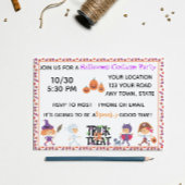 Uitnodiging Kinder partij Halloween