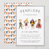 Uitnodiging Kinder partij Halloween (Voorkant / Achterkant)