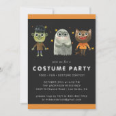 Uitnodiging Kinder partij Halloween (Voorkant)