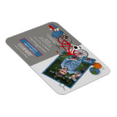 Uitnodiging Kindergarten Foto Boy Graduation Party Magneet (Rechterzijde)