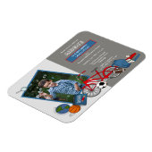 Uitnodiging Kindergarten Foto Boy Graduation Party Magneet (Linkerzijde)