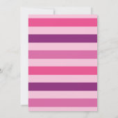 Uitnodiging Kinderverjaardag - Mooi Roze (Achterkant)