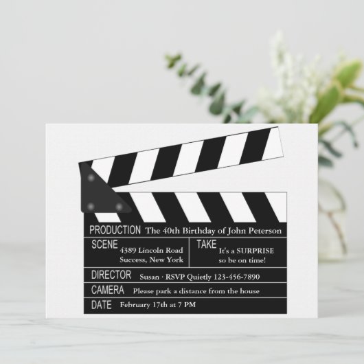 Uitnodiging klapperraad (Staand voorkant)