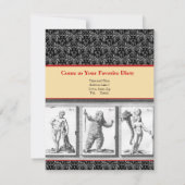 Uitnodiging, Klassiek, Mythologie, Roman Empire Kaart (Achterkant)