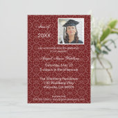 Uitnodiging Klassieke GraduPartij (Staand voorkant)