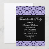 Uitnodiging Klassieke Refinement Bachelorette Part (Voorkant / Achterkant)