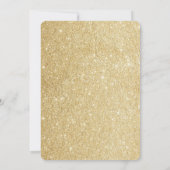 Uitnodiging Kleine Prinses, Gouden Uitnodiging (Achterkant)