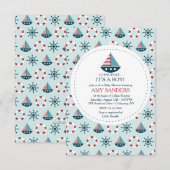 Uitnodiging Kleine Zeilbootjes (Voorkant / Achterkant)