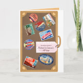 Uitnodiging Koffer Vintage (Voorkant)