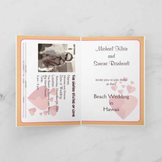 Uitnodiging Koffer Vintage (Binnen)