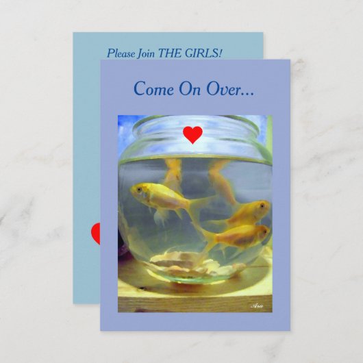 UITNODIGING - KOM LANGS - DAMES UITGENODIGD! (Voorkant / Achterkant)