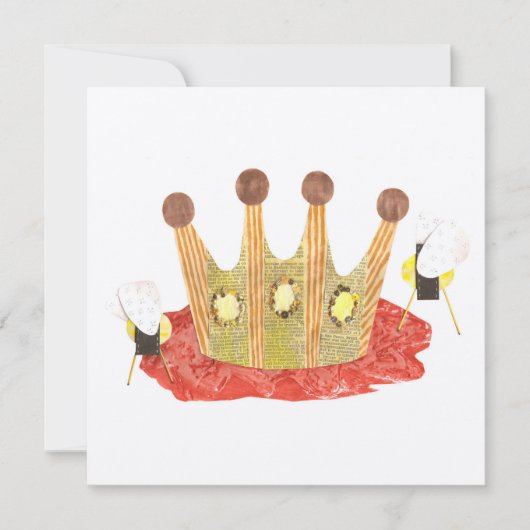 Uitnodiging koningin Bee (Voorkant)