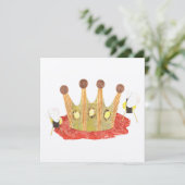 Uitnodiging koningin Bee (Staand voorkant)