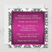 Uitnodiging koningin Bridal (Achterkant)