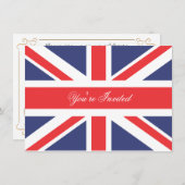 Uitnodiging koningin Diamond Jubilee (Voorkant / Achterkant)
