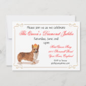 Uitnodiging koningin Diamond Jubilee (Achterkant)