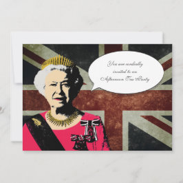 Uitnodiging koningin Elizabeth Tea