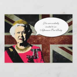 Uitnodiging koningin Elizabeth Tea