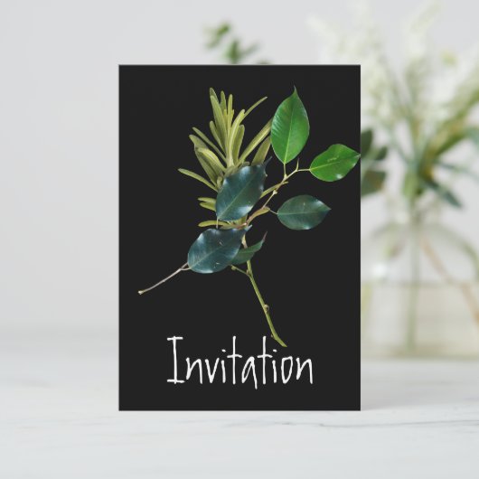 Uitnodiging kookfeest (Staand voorkant)