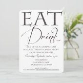 Uitnodiging Kookles/Demonstratie (Staand voorkant)