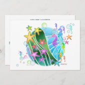 Uitnodiging - krachtens de Pop van de Zee (Voorkant / Achterkant)