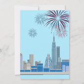 Uitnodiging krachtens vierde verjaardagsfeest (Achterkant)