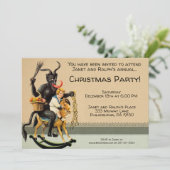 uitnodiging  Krampus (Staand voorkant)