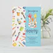 Uitnodiging kunstacademie (Staand voorkant)