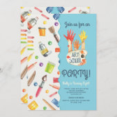 Uitnodiging kunstacademie (Voorkant / Achterkant)