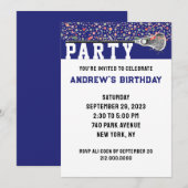 Uitnodiging Lacrosse Party (Voorkant / Achterkant)