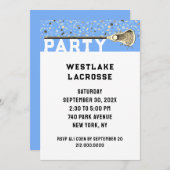 Uitnodiging Lacrosse Party (Voorkant / Achterkant)