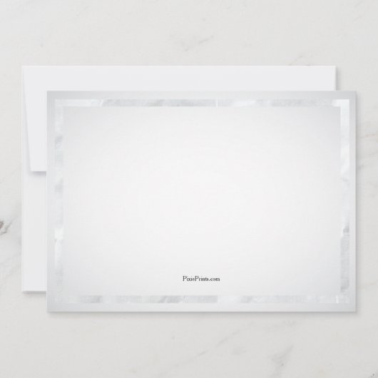 Uitnodiging Lady In Red (Achterkant)