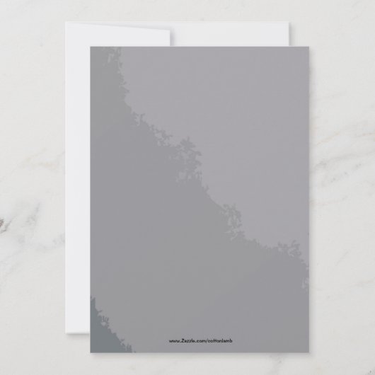 Uitnodiging Lamp Post Holiday (Achterkant)