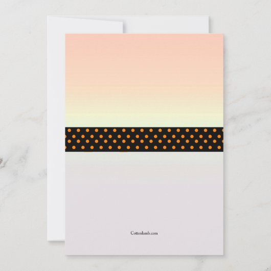 Uitnodiging Legs Halloween Party (Achterkant)