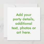 Uitnodiging - Lemon Drop Martini (Achterkant)