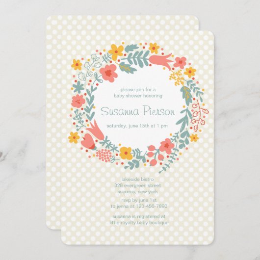 Uitnodiging lente (Voorkant / Achterkant)