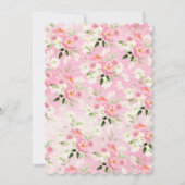 Uitnodiging lente bloesems Floral Bridal (Achterkant)