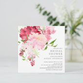 Uitnodiging lente bloesems Floral Bridal (Staand voorkant)