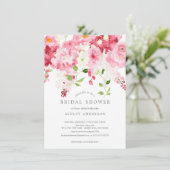 Uitnodiging lente bloesems Floral Bridal (Staand voorkant)